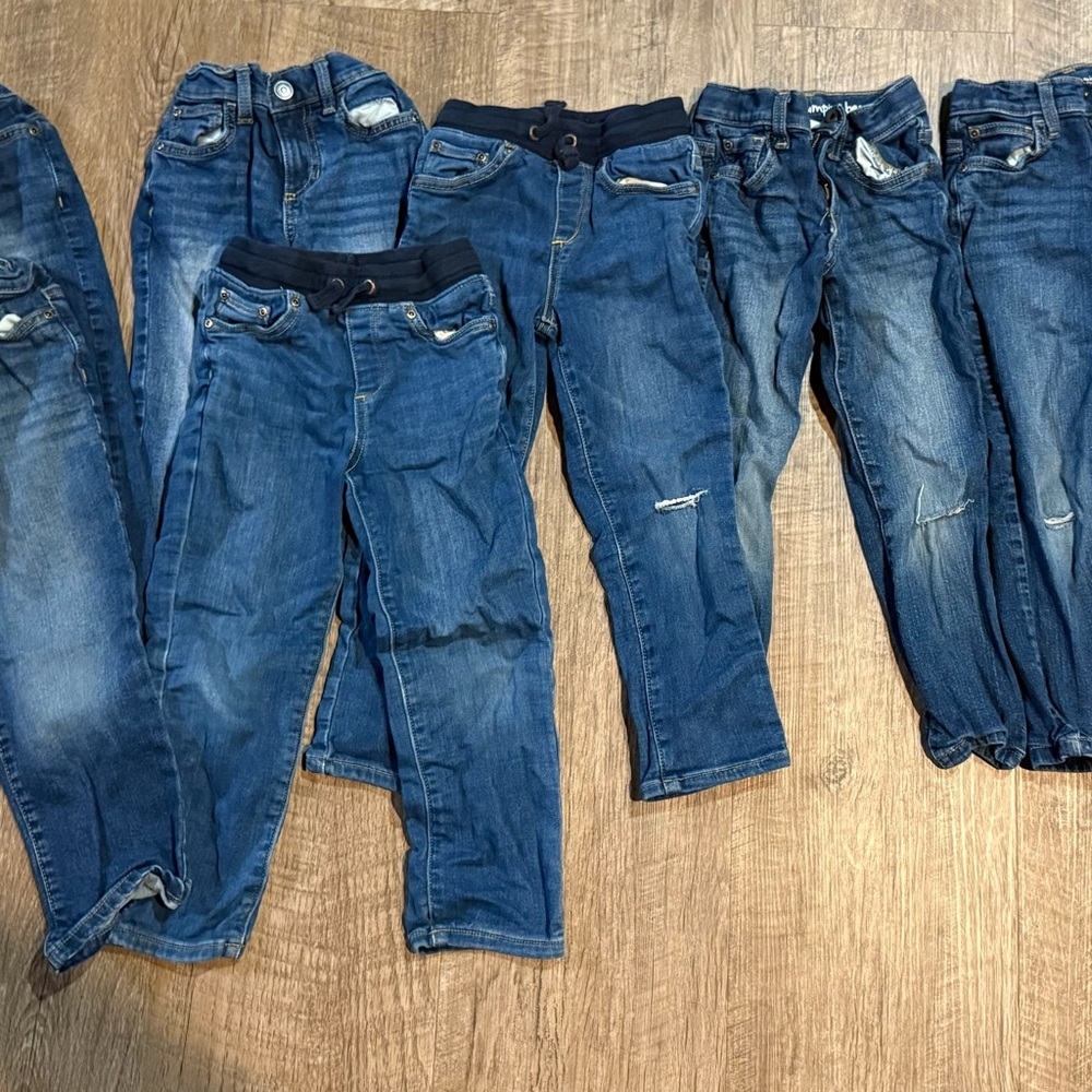 Men's Blue Denim Jeans - Classic Stretch Fit
